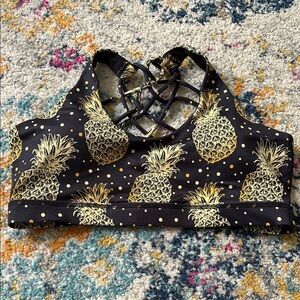 Constantly varied gear fineapple butterfly back bra L